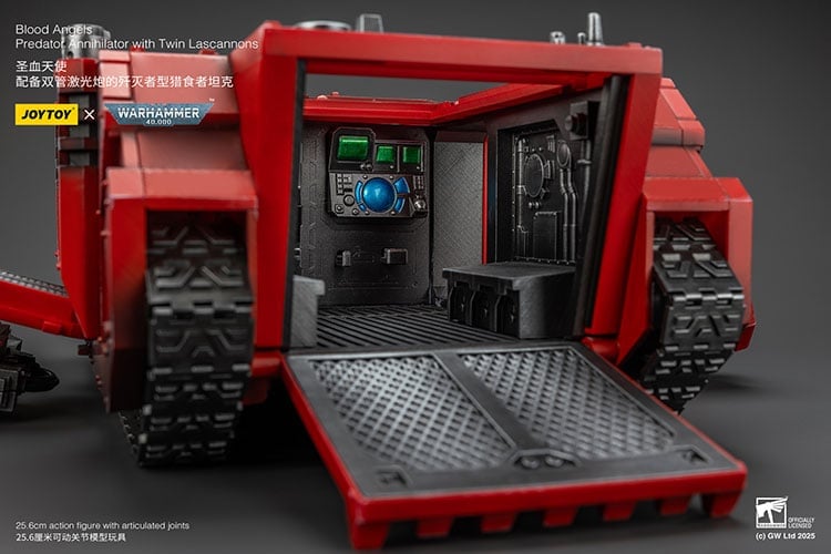 Warhammer 40K Blood Angels Predator Annihilator with Twin Lascannons 1/18 Scale Vehicle Gallery Image 30