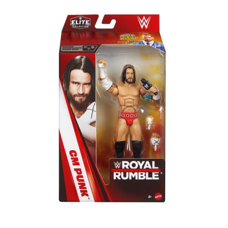 WWE Royal Rumble Elite Collection CM Punk (Corey Graves BAF) Gallery Image 8