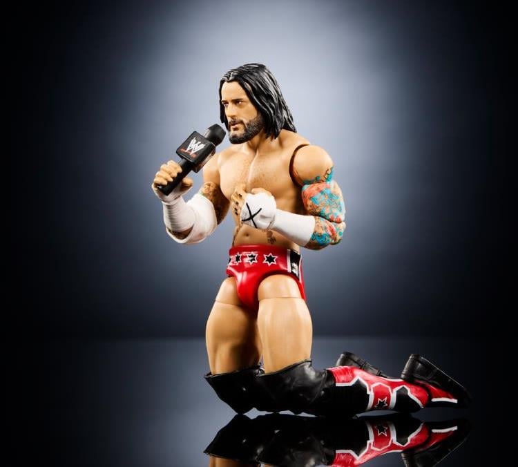 WWE Royal Rumble Elite Collection CM Punk (Corey Graves BAF) Gallery Image 5