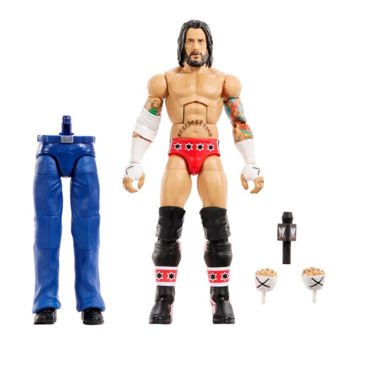 WWE Royal Rumble Elite Collection CM Punk (Corey Graves BAF) Gallery Image 7
