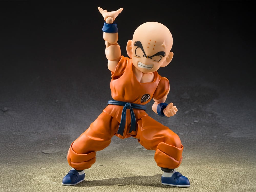 Dragon Ball Z S.H.Figuarts Krillin (Son Goku's Best Friend) Exclusive Action Figure Gallery Image 1