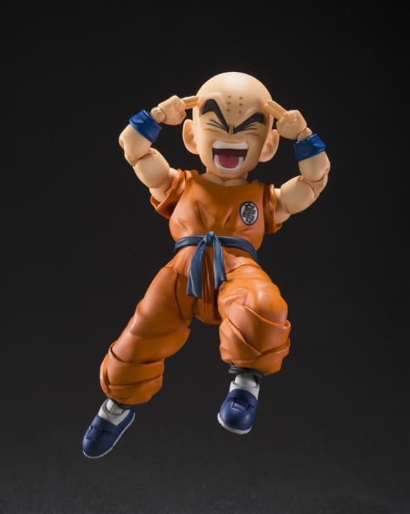 Dragon Ball Z S.H.Figuarts Krillin (Son Goku's Best Friend) Exclusive Action Figure Gallery Image 6