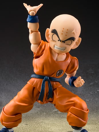 Dragon Ball Z S.H.Figuarts Krillin (Son Goku's Best Friend) Exclusive Action Figure Gallery Image 2