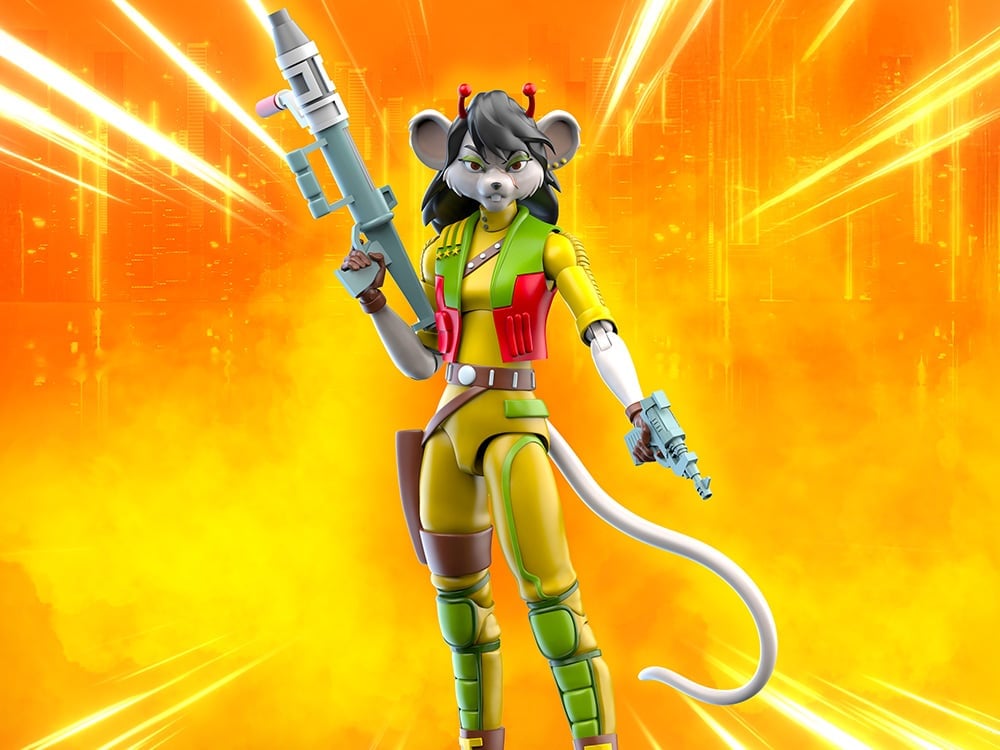 Biker Mice from Mars Carbine Action Figure Gallery Image 1