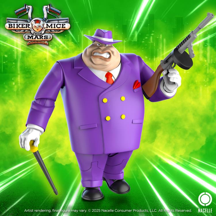 The Man in the Middle・Masterデビッド・イリレィ自伝 Biker Mice from Mars Limburger Action Figure