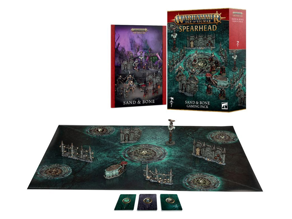 Warhammer Age of Sigmar Spearhead Sand and Bone Gaming Pack Gallery Image 1