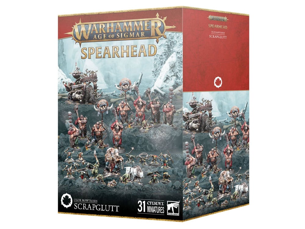Warhammer Age of Sigmar Spearhead Ogor Mawtribes Scrapglutt Citadel Miniatures Set Gallery Image 1