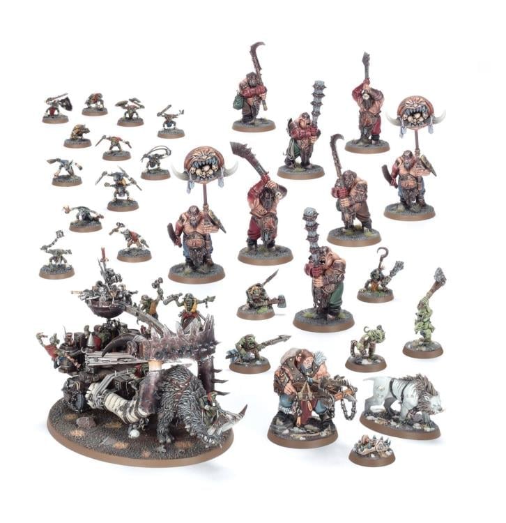 Warhammer Age of Sigmar Spearhead Ogor Mawtribes Scrapglutt Citadel Miniatures Set Gallery Image 3