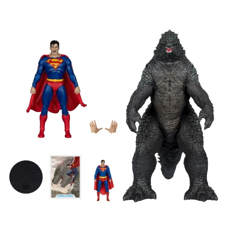 Justice League vs. Godzilla vs. Kong DC Multiverse Superman vs. Godzilla Action Figure Two-Pack Gallery Image 17