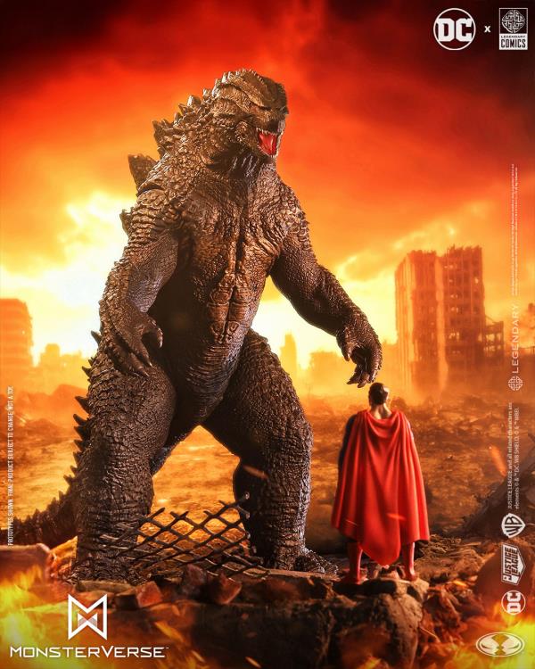 Justice League vs. Godzilla vs. Kong DC Multiverse Superman vs. Godzilla Action Figure Two-Pack Gallery Image 3