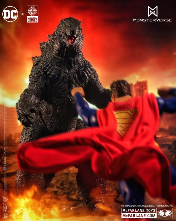 Justice League vs. Godzilla vs. Kong DC Multiverse Superman vs. Godzilla Action Figure Two-Pack Gallery Image 5