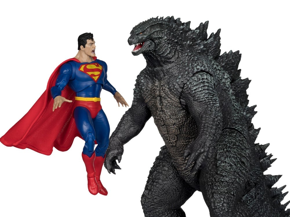 Justice League vs. Godzilla vs. Kong DC Multiverse Superman vs. Godzilla Action Figure Two-Pack Gallery Image 1