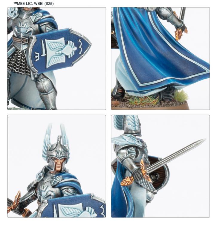 The Lord of the Rings Middle-Earth Strategy Battle Game: Armies of Middle Earth Prince Imrahil of Dol Amroth Citadel Miniatures Set Gallery Image 4