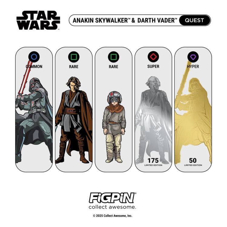 Star Wars FiGPiN Quest #1831-1861 Darth Vader Random Limited Edition Pin Gallery Image 9