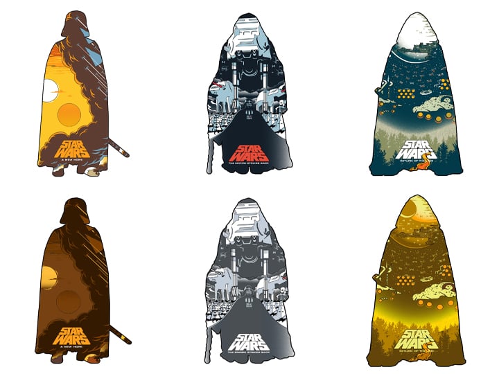 Star Wars FiGPiN Quest #1828-1978 Trilogy Poster Random Limited Edition Pin Gallery Image 1