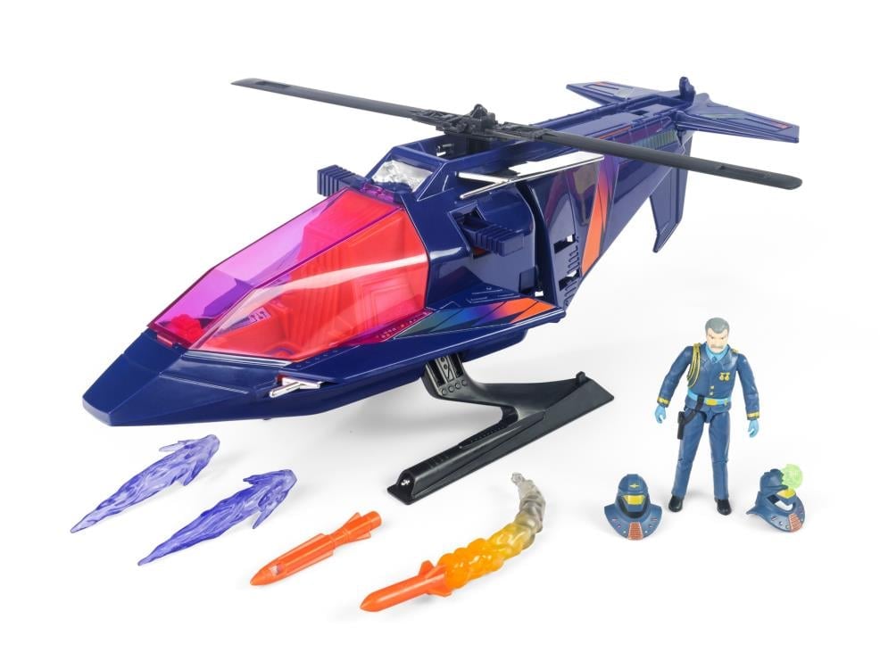 M.A.S.K. High Tech Helicopter Vehicle with Miles “Wolf” Mayhem Action Figure Gallery Image 11