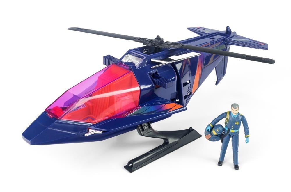 M.A.S.K. High Tech Helicopter Vehicle with Miles “Wolf” Mayhem Action Figure Gallery Image 3