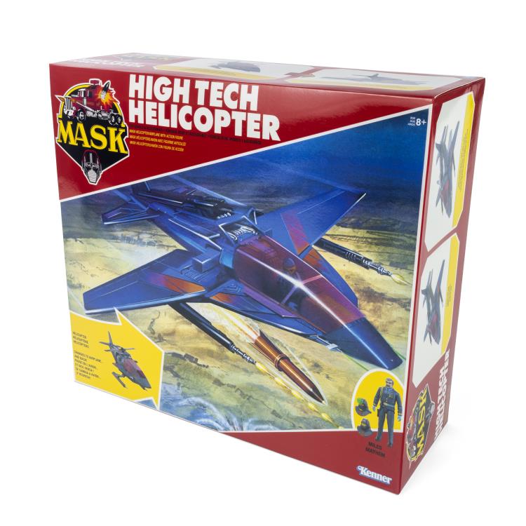 M.A.S.K. High Tech Helicopter Vehicle with Miles “Wolf” Mayhem Action Figure Gallery Image 13