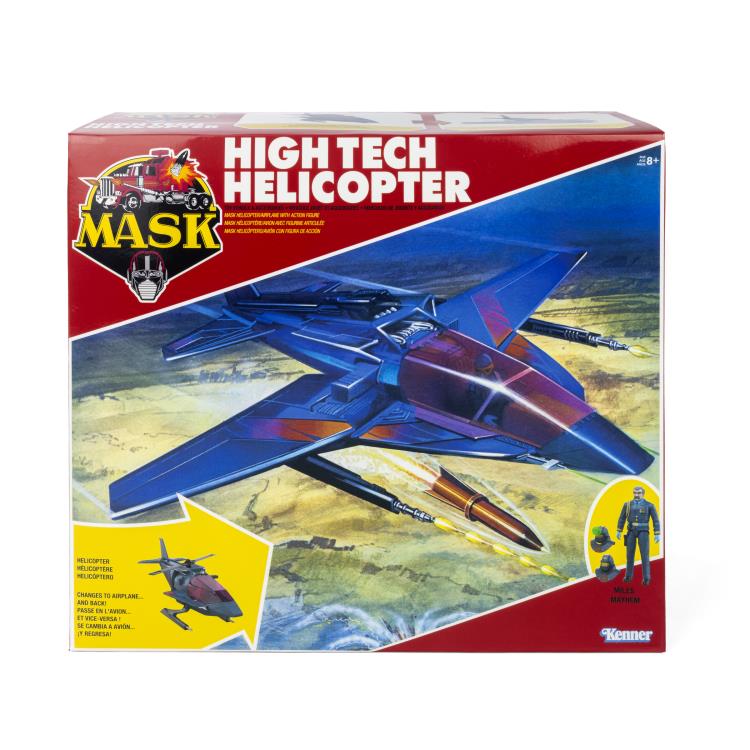 M.A.S.K. High Tech Helicopter Vehicle with Miles “Wolf” Mayhem Action Figure Gallery Image 12