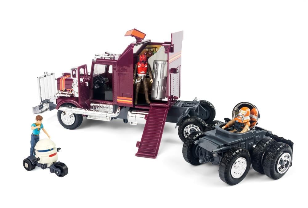 M.A.S.K. Mobile Defense Unit Vehicle with Matt Trakker, Bruce Sato, Scott Trakker, & T-Bob Action Figures BBTS Exclusive Set Gallery Image 10