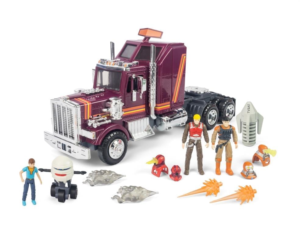 M.A.S.K. Mobile Defense Unit Vehicle with Matt Trakker, Bruce Sato, Scott Trakker, & T-Bob Action Figures BBTS Exclusive Set Gallery Image 13