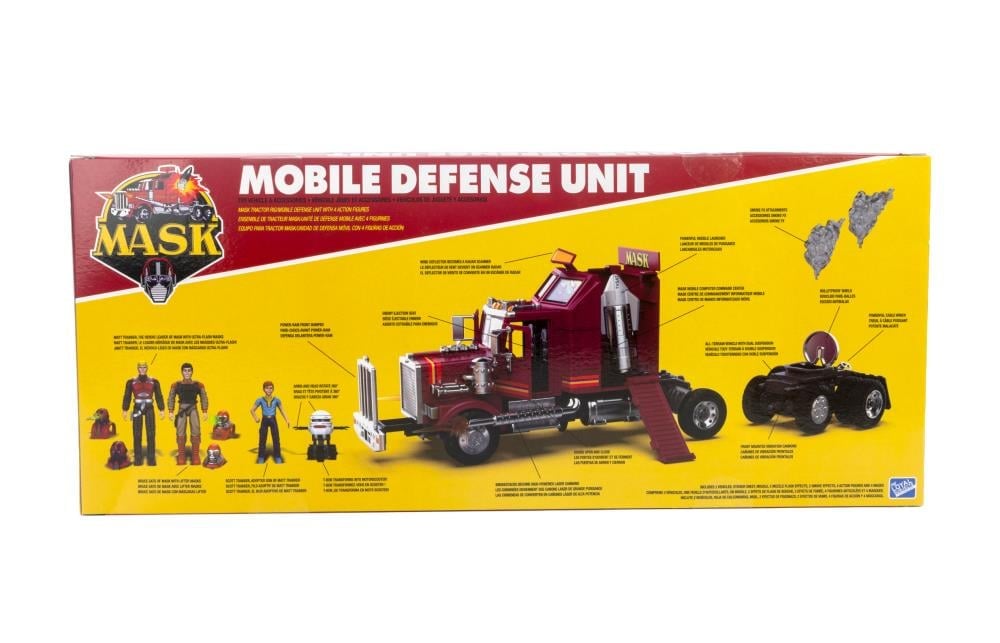 M.A.S.K. Mobile Defense Unit Vehicle with Matt Trakker, Bruce Sato, Scott Trakker, & T-Bob Action Figures BBTS Exclusive Set Gallery Image 17