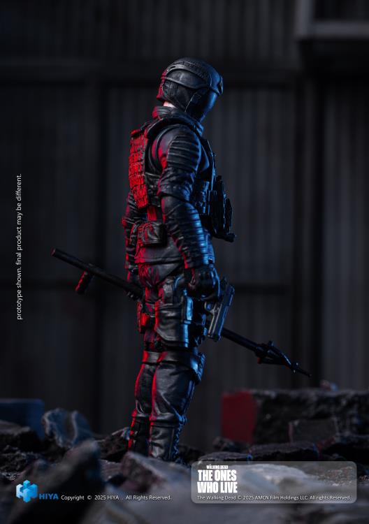 The Walking Dead: The Ones Who Lived Exquisite Mini Series Civic Republic Military Soldier 1/18 Scale Action Figure Gallery Image 7