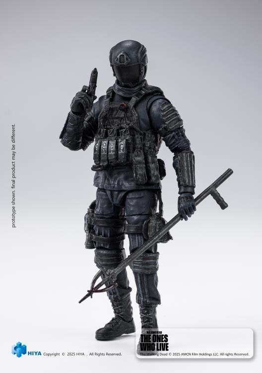 The Walking Dead: The Ones Who Lived Exquisite Mini Series Civic Republic Military Soldier 1/18 Scale Action Figure Gallery Image 10