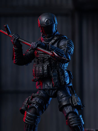 The Walking Dead: The Ones Who Lived Exquisite Mini Series Civic Republic Military Soldier 1/18 Scale Action Figure Gallery Image 2