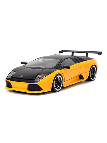 Hyper-Spec Lamborghini Murcielago LP460 (Yellow & Black) 1/24 Scale Model Gallery Image 2