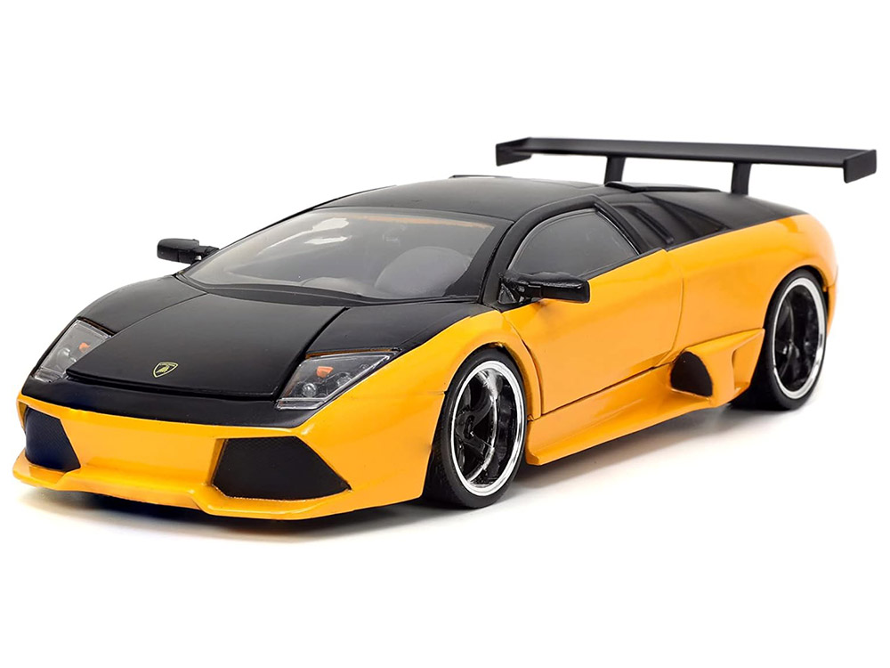 Hyper-Spec Lamborghini Murcielago LP460 (Yellow & Black) 1/24 Scale Model Gallery Image 1
