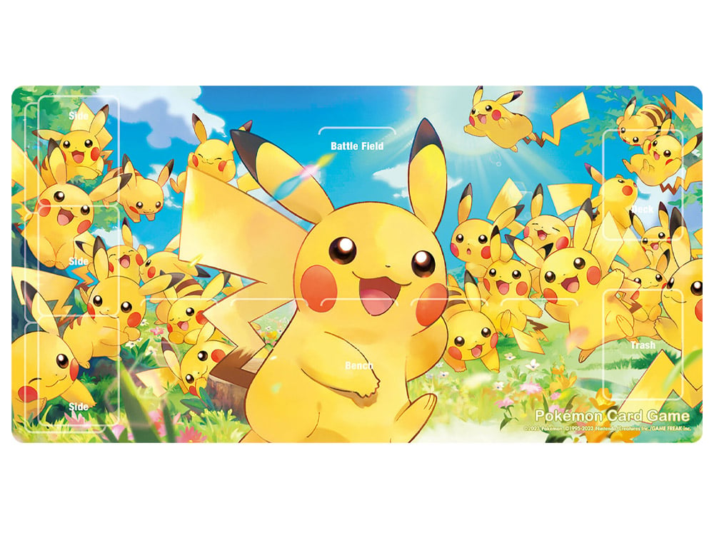 pokemon trading card game playmat Pokemon Card Game Minimalist 2 Player Playmats