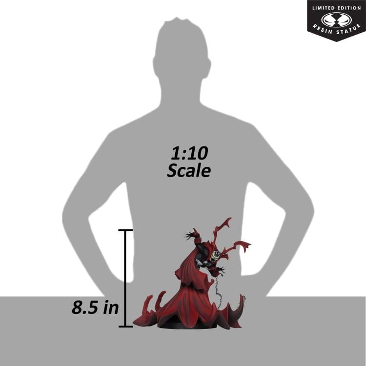 Spawn Black, White & Red All Over Spawn 1/10 Scale Limited Edition
