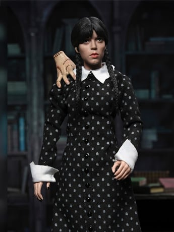 Wednesday Addams (Classic Dress) Clothed Action Figure Gallery Image 2