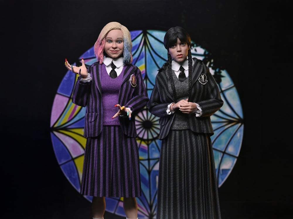 Wednesday Wednesday & Enid Clothed Action Figure Two-Pack Gallery Image 1