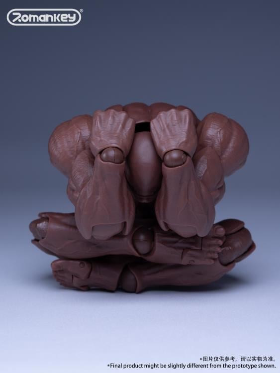 Big Guy Male Body (Dark) 1/12 Scale Action Figure Gallery Image 7
