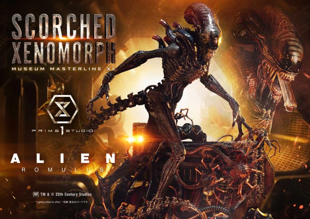 Alien: Romulus Museum Masterline XL Scorched Xenomorph 1/3 Scale Statue Gallery Image 50