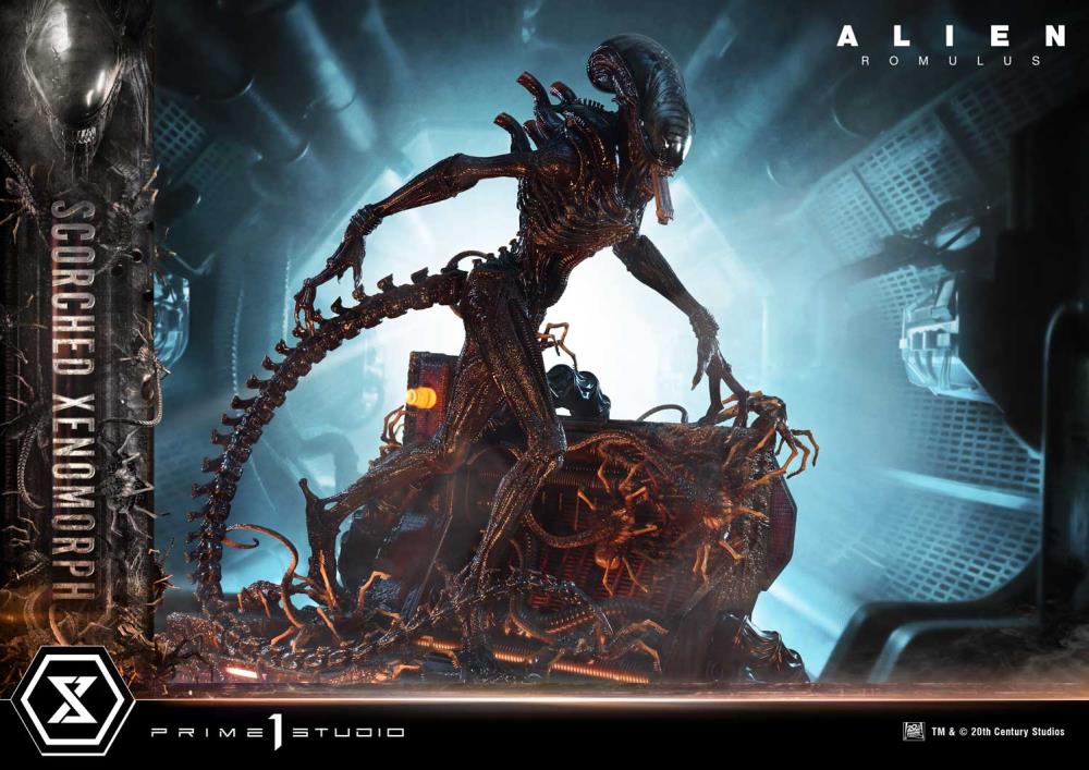 Alien: Romulus Museum Masterline XL Scorched Xenomorph (Deluxe Ver.) 1/3 Scale Statue Gallery Image 3