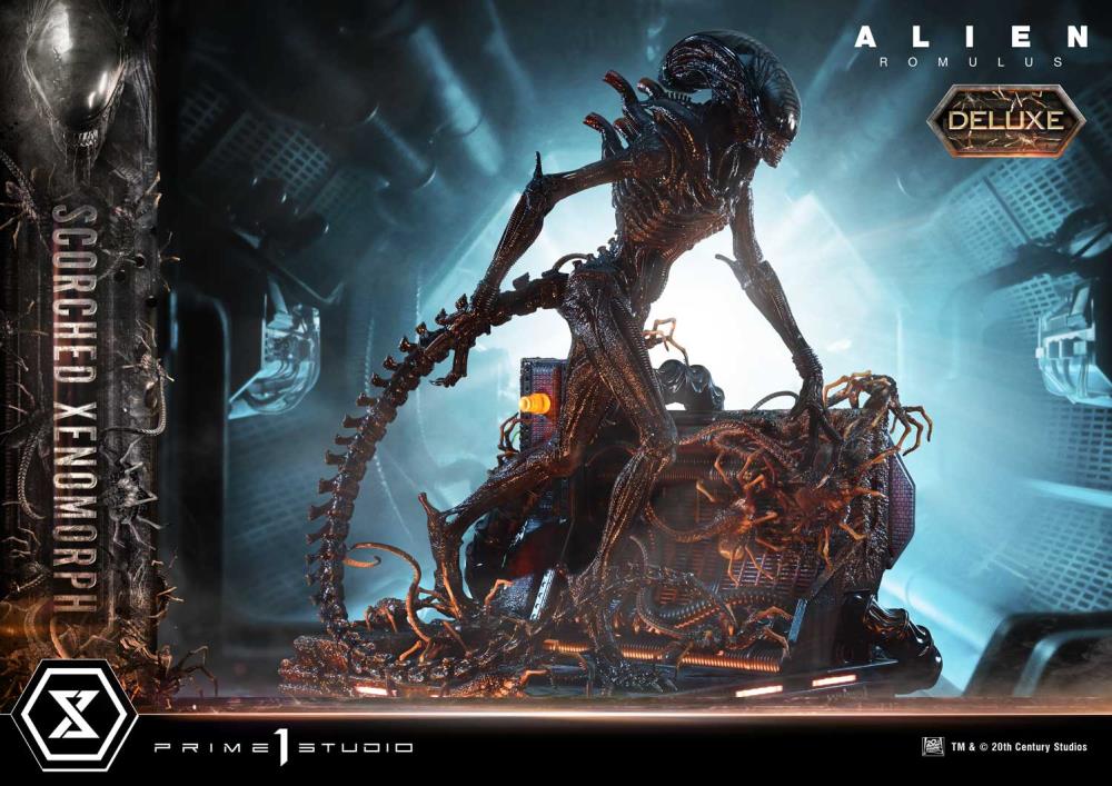 Alien: Romulus Museum Masterline XL Scorched Xenomorph (Deluxe Ver.) 1/3 Scale Statue Gallery Image 4