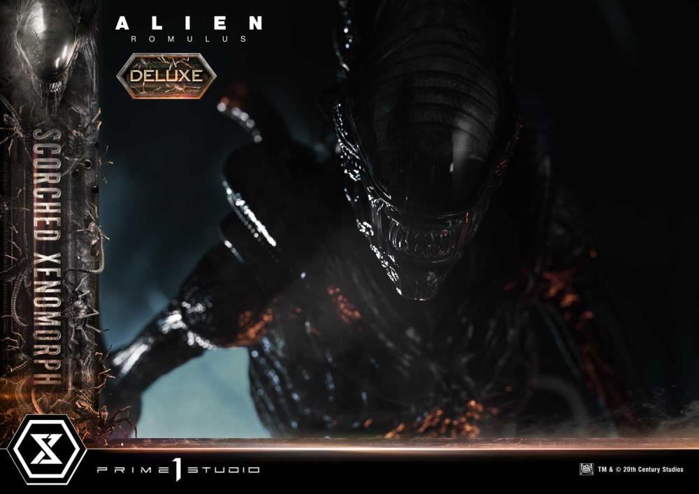 Alien: Romulus Museum Masterline XL Scorched Xenomorph (Deluxe Ver.) 1/3 Scale Limited Edition Statue (with Bonus) Gallery Image 11