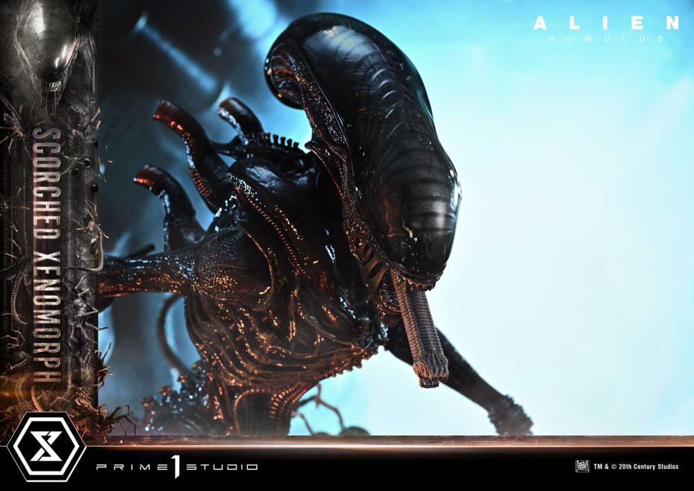 Alien: Romulus Museum Masterline XL Scorched Xenomorph (Deluxe Ver.) 1/3 Scale Limited Edition Statue (with Bonus) Gallery Image 9