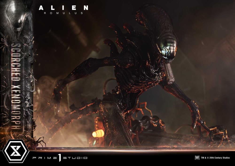 Alien: Romulus Museum Masterline XL Scorched Xenomorph (Deluxe Ver.) 1/3 Scale Limited Edition Statue (with Bonus) Gallery Image 26