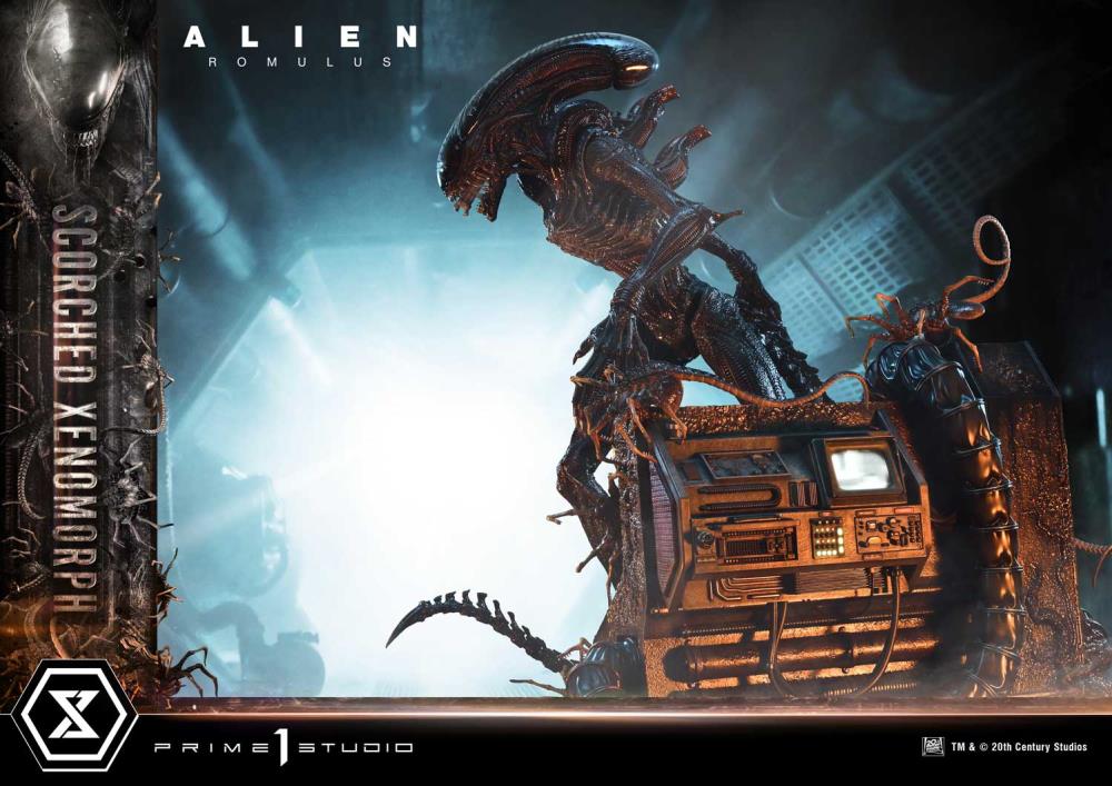 Alien: Romulus Museum Masterline XL Scorched Xenomorph (Deluxe Ver.) 1/3 Scale Limited Edition Statue (with Bonus) Gallery Image 6