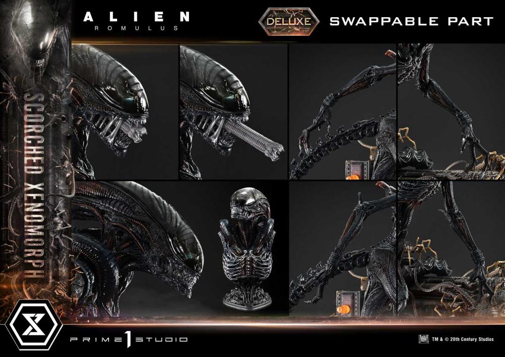 Alien: Romulus Museum Masterline XL Scorched Xenomorph (Deluxe Ver.) 1/3 Scale Limited Edition Statue (with Bonus) Gallery Image 81
