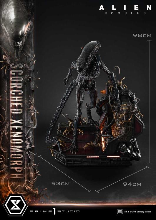 Alien: Romulus Museum Masterline XL Scorched Xenomorph (Deluxe Ver.) 1/3 Scale Limited Edition Statue (with Bonus) Gallery Image 54