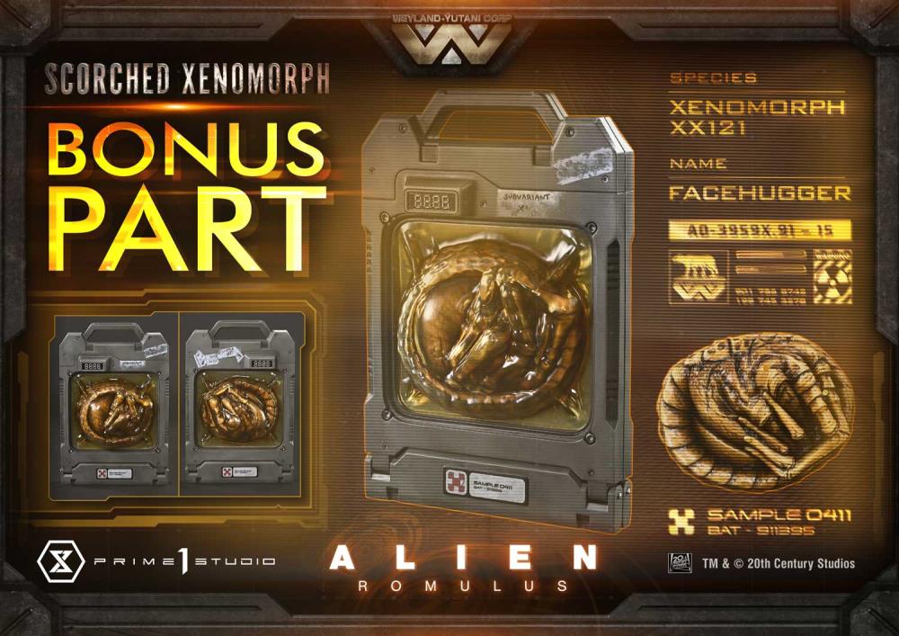 Alien: Romulus Museum Masterline XL Scorched Xenomorph (Deluxe Ver.) 1/3 Scale Limited Edition Statue (with Bonus) Gallery Image 83