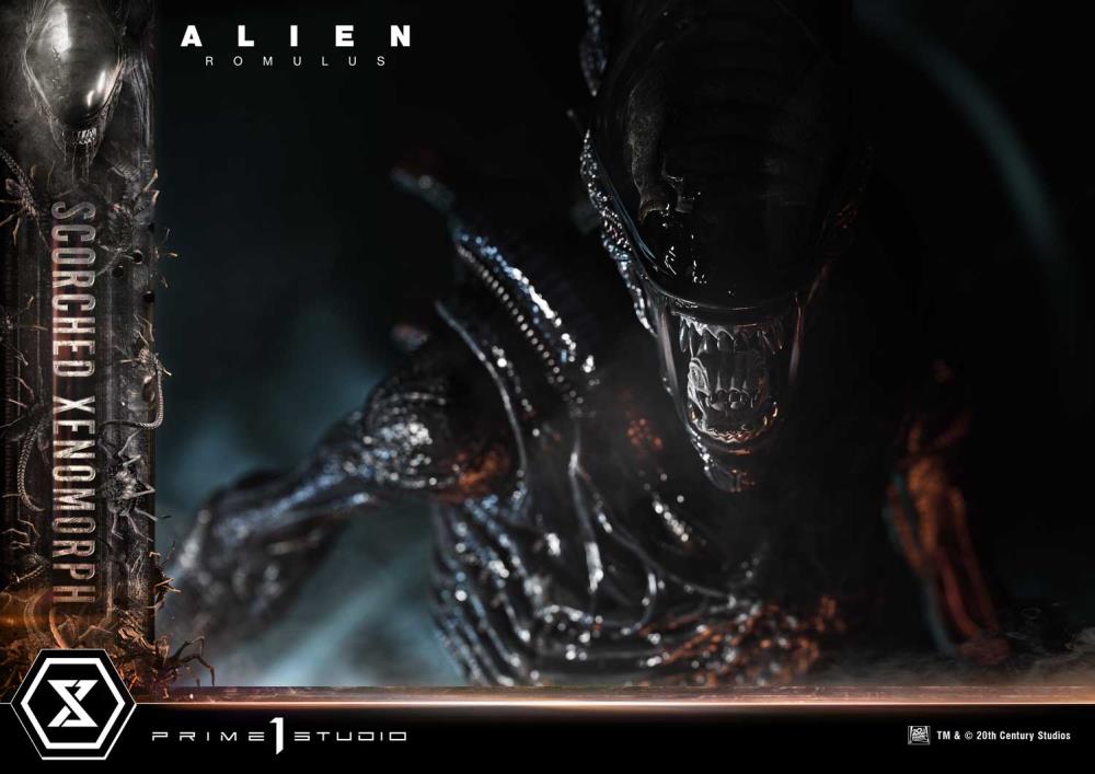 Alien: Romulus Museum Masterline XL Scorched Xenomorph (Deluxe Ver.) 1/3 Scale Limited Edition Statue (with Bonus) Gallery Image 12