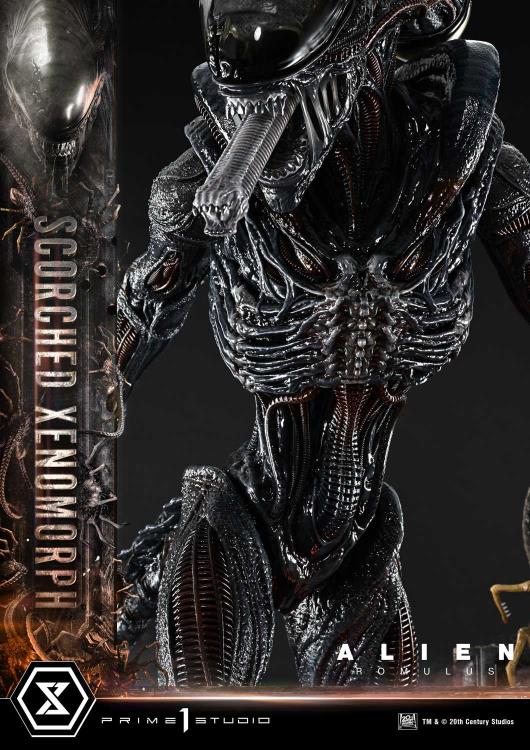 Alien: Romulus Museum Masterline XL Scorched Xenomorph (Deluxe Ver.) 1/3 Scale Limited Edition Statue (with Bonus) Gallery Image 58