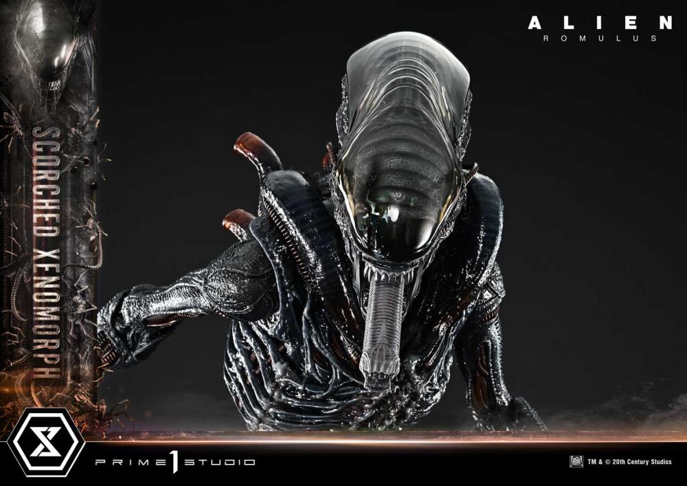 Alien: Romulus Museum Masterline XL Scorched Xenomorph (Deluxe Ver.) 1/3 Scale Limited Edition Statue (with Bonus) Gallery Image 60