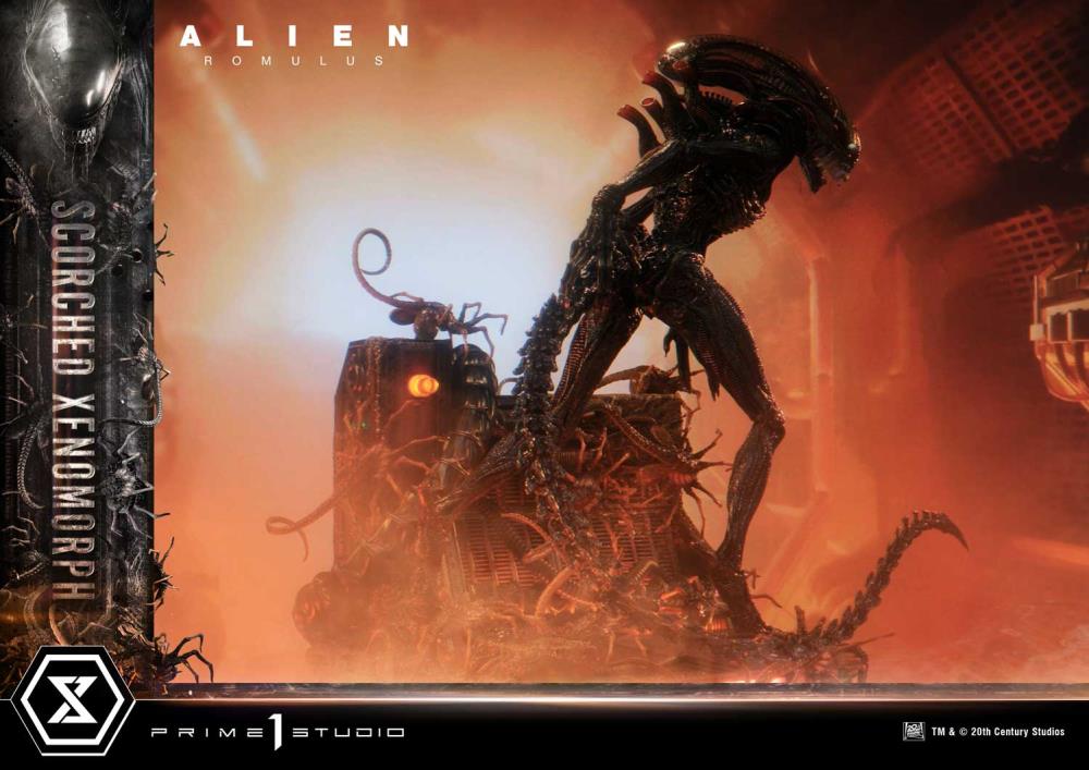 Alien: Romulus Museum Masterline XL Scorched Xenomorph (Deluxe Ver.) 1/3 Scale Limited Edition Statue (with Bonus) Gallery Image 20